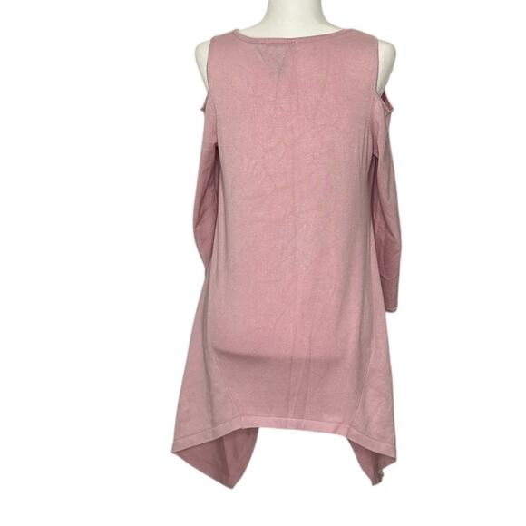 Midnight Velvet Womens Small Sequin Asymmetrical Tunic Top Maximalist Glam Bold - Picture 2 of 8